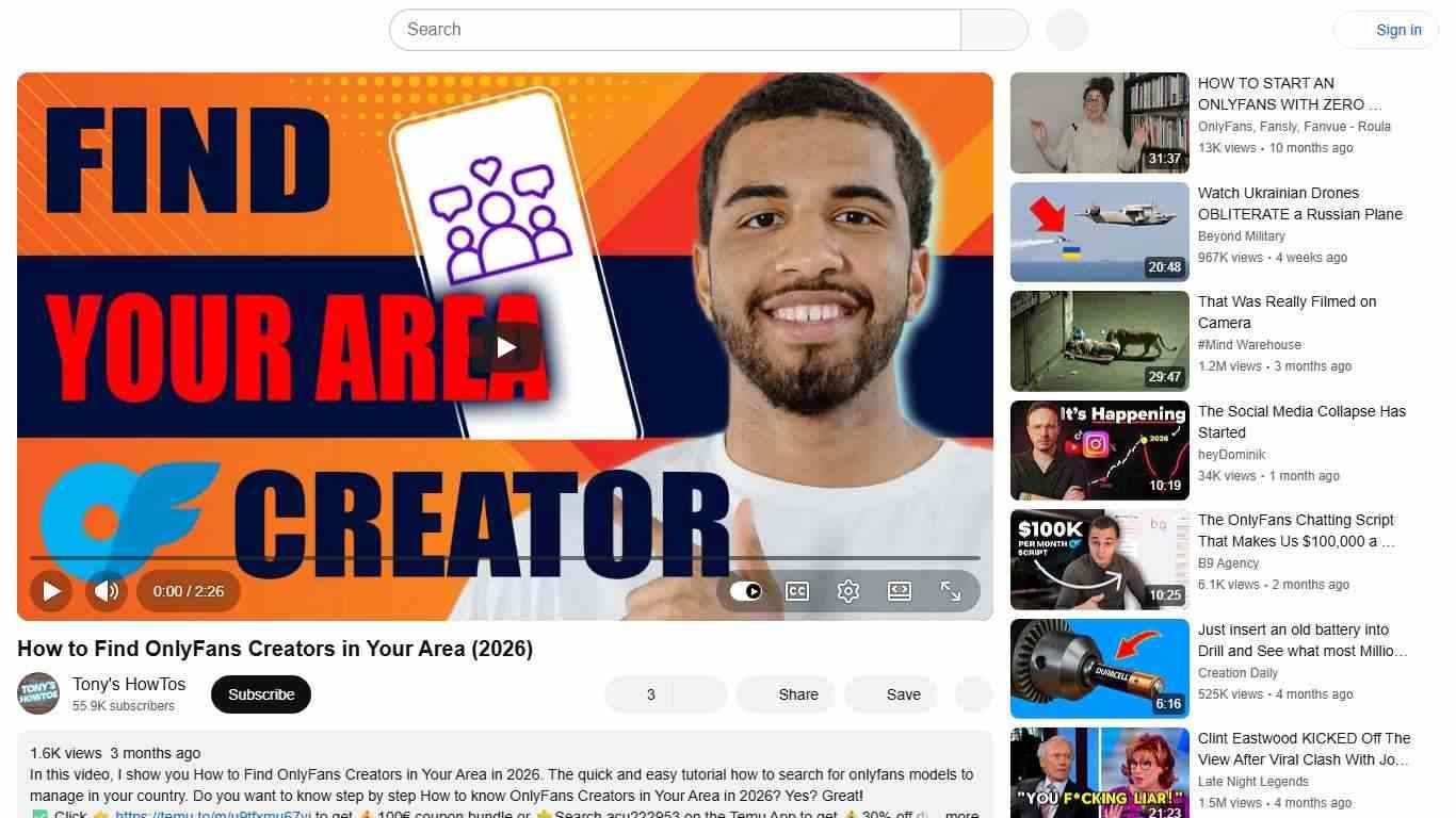 How to Find OnlyFans Creators in Your Area (2026) - YouTube