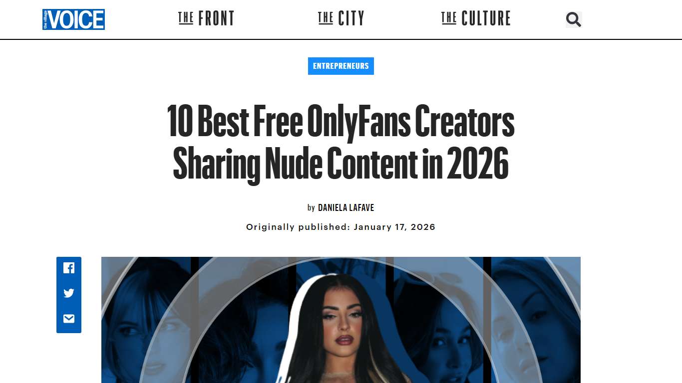 10 Best Free OnlyFans Creators Sharing Nude Content in 2026 - The Village Voice
